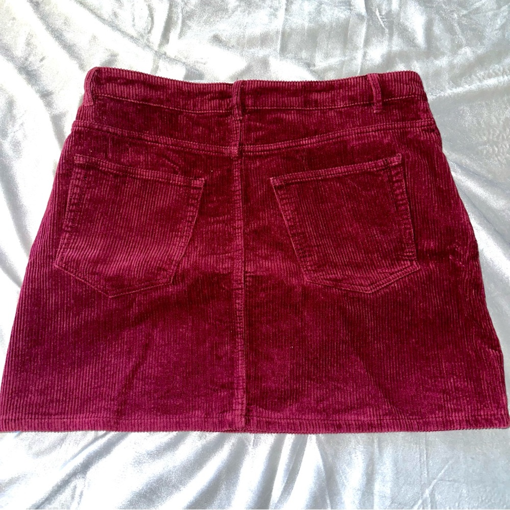 Cotton On Corduroy Skirt | Size: 10 | Color: Deep Red